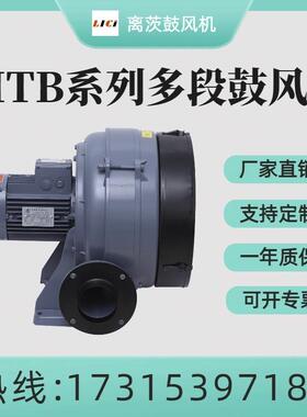 燃烧器助燃配套HTB125-704多段中压风机5.5工业锅炉设备用鼓风机