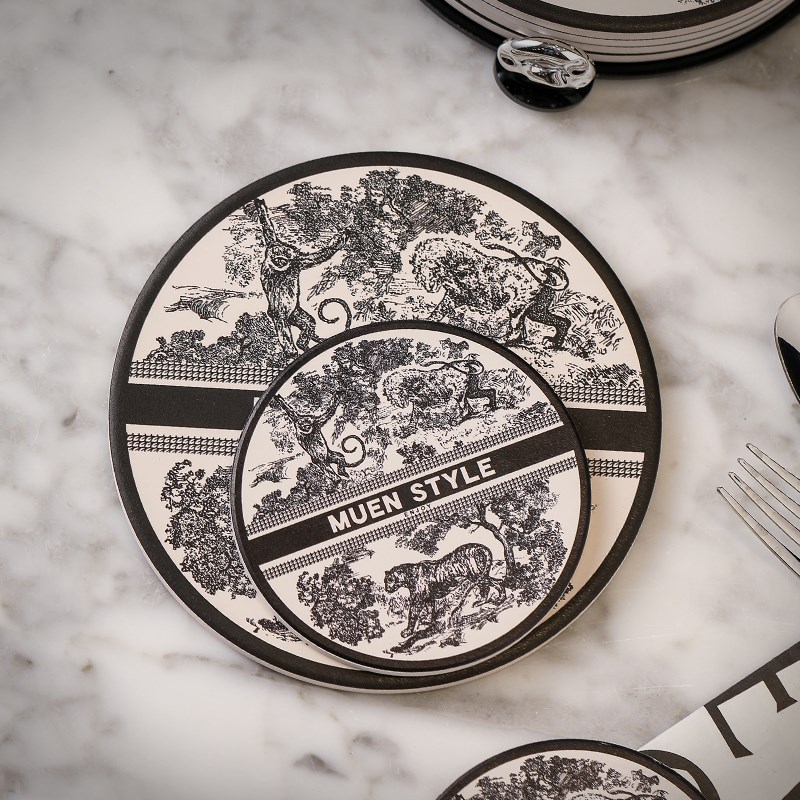 漫时光法式砂锅垫隔热垫子餐桌防烫杯垫陶瓷家用耐高温高级感餐垫