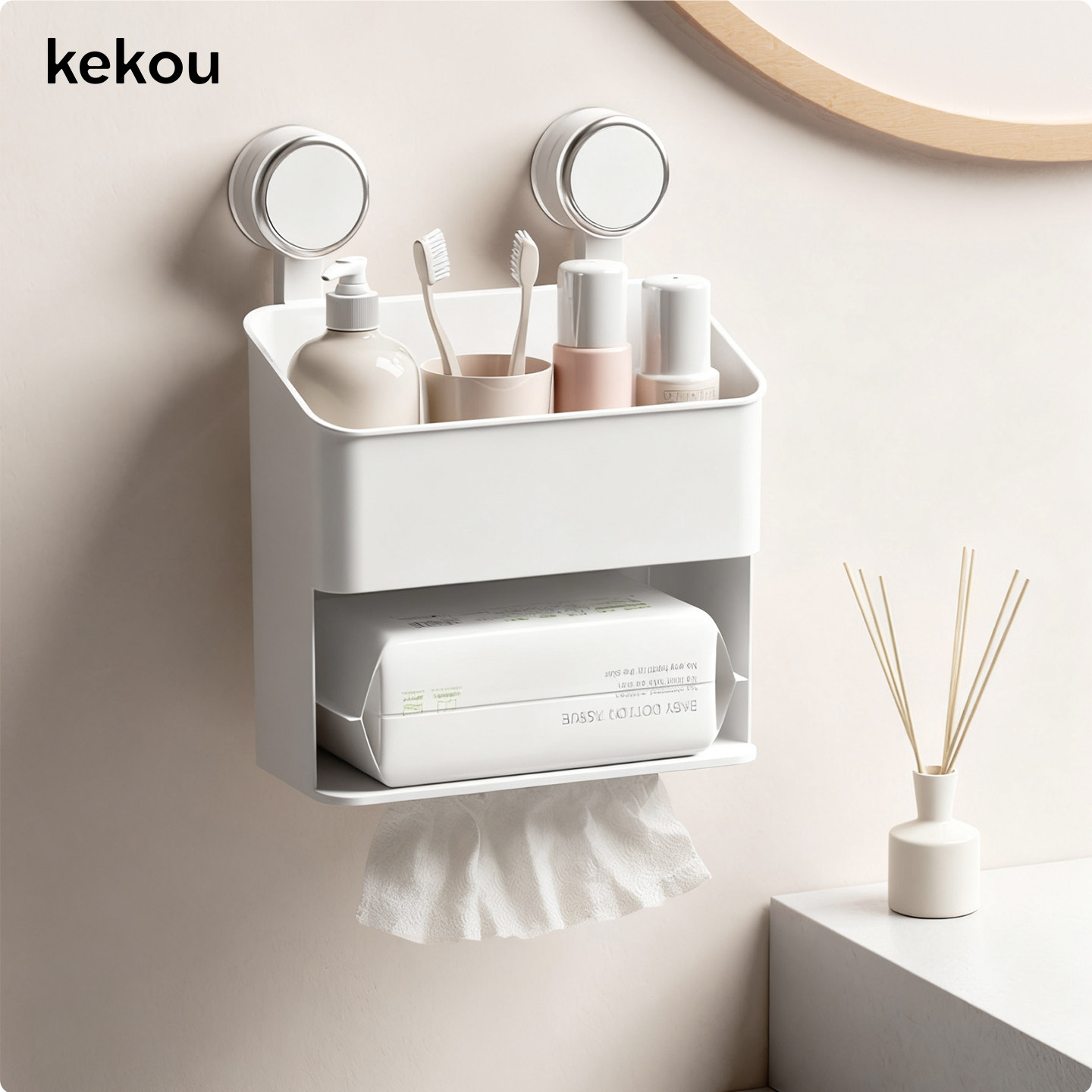 卫生间厕纸盒废弃洗脸巾收纳盒