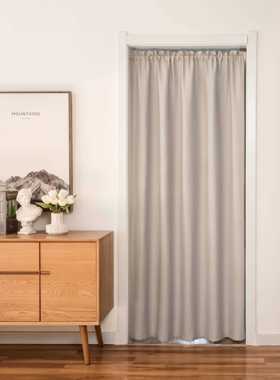 门帘穿杆式断厅房间空调挡风试衣隔间免08515打孔安丑装遮客挡遮