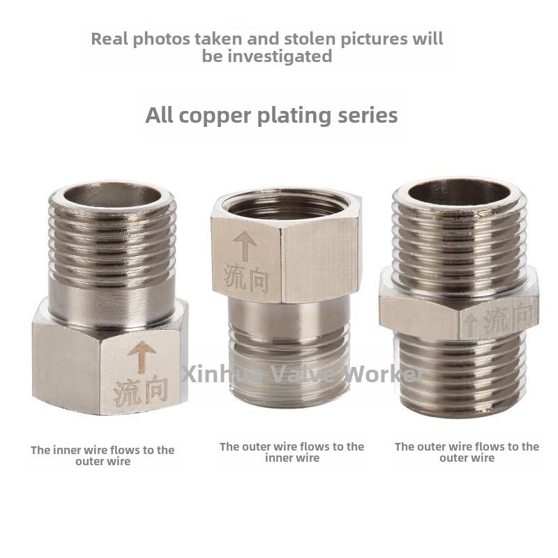 3/4/6分钟1英寸全铜304不锈钢马桶单向止回阀防回流水管太阳能热