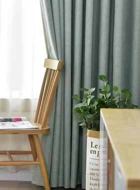 10全遮0风光窗帘影院级客厅卧室阳%台57012挡定制简约窗帘布遮阳