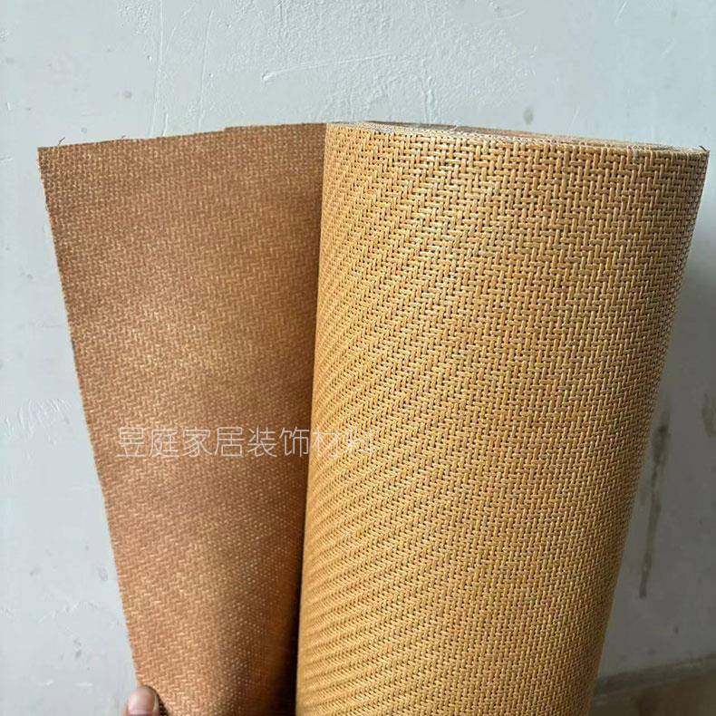 装修藤席吊顶草席墙面装饰席复古窗帘民宿木屋装修材料饭店天花板