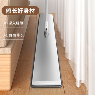 一拖懒人拖布大号木地板拖地神器净 免手洗平板拖把家用2021新款