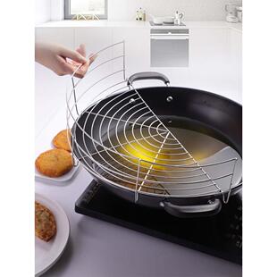 炸锅漏油网不锈钢沥油架面窝架油条架控油架滴油架油炸架锅架油饼