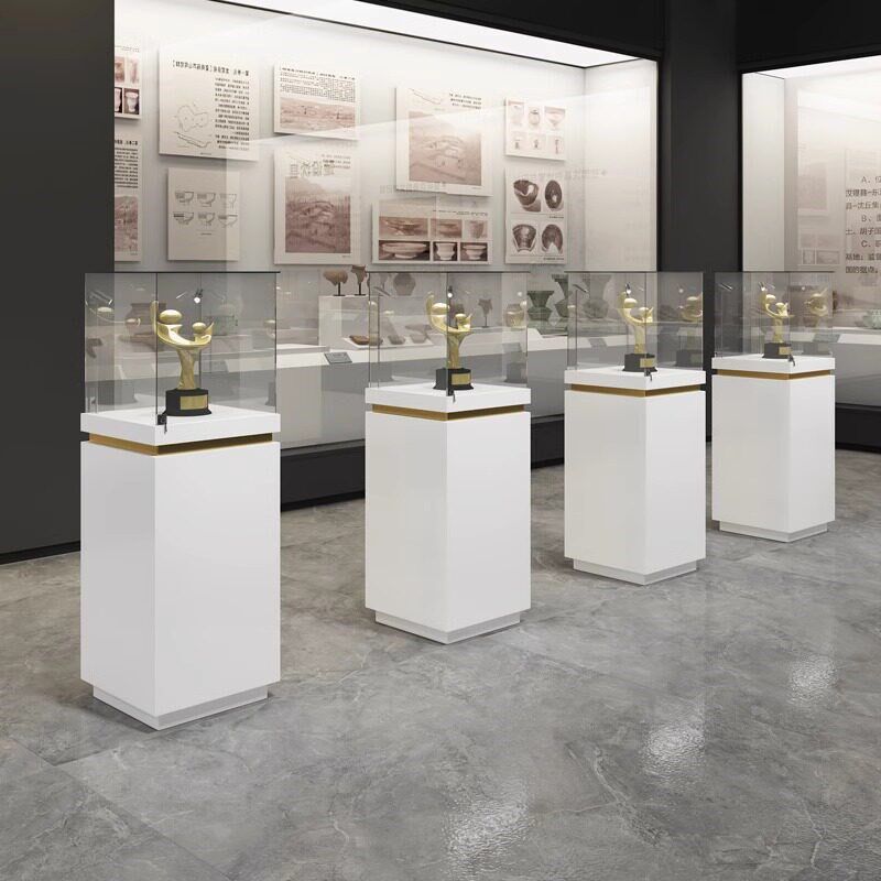烤漆展会陶瓷展柜珠宝首饰玻璃柜台玉器展柜博物馆陈列柜展览柜台