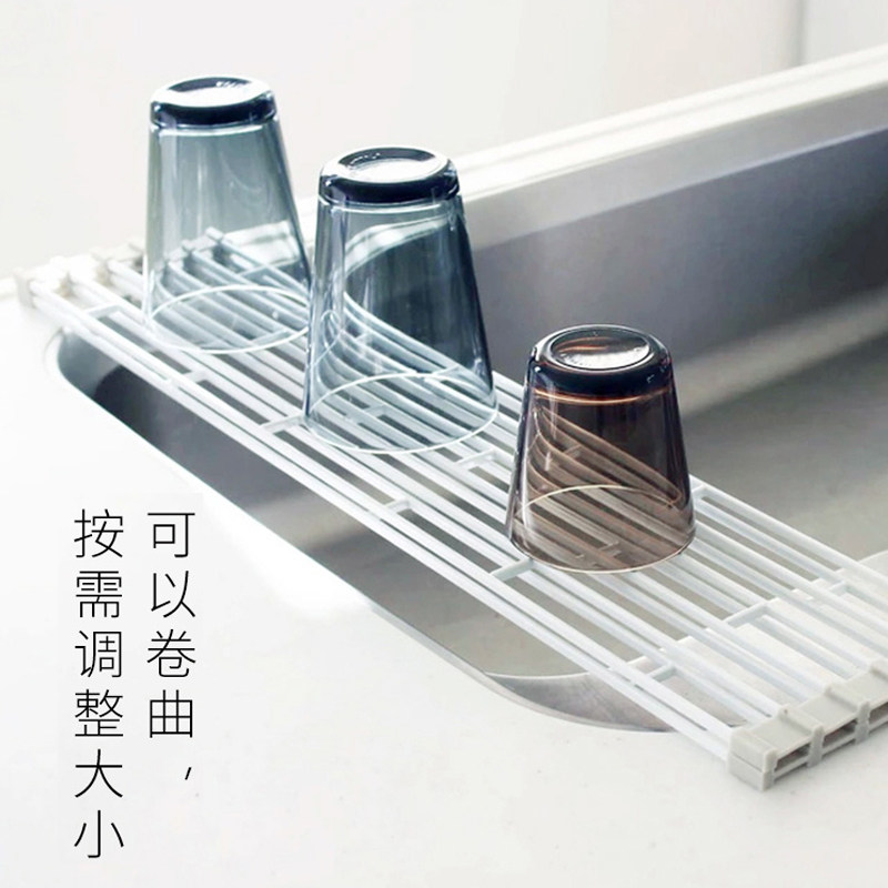 大可叔叔 金属免打孔碗盘沥水架水槽碟子风干置物架铁艺可折叠,厨房/烹饪用具,厨房置物架/置物柜/角架,淘宝优惠券,粉丝福利购,淘宝优惠卷