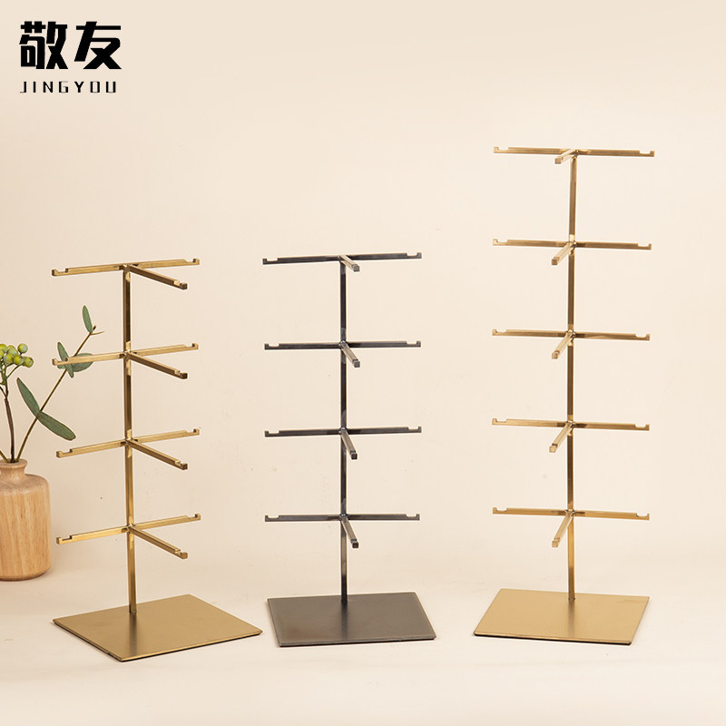 不锈钢眼镜架子展示架太阳眼镜支架太阳眼镜撑托架多层饰品陈列摆