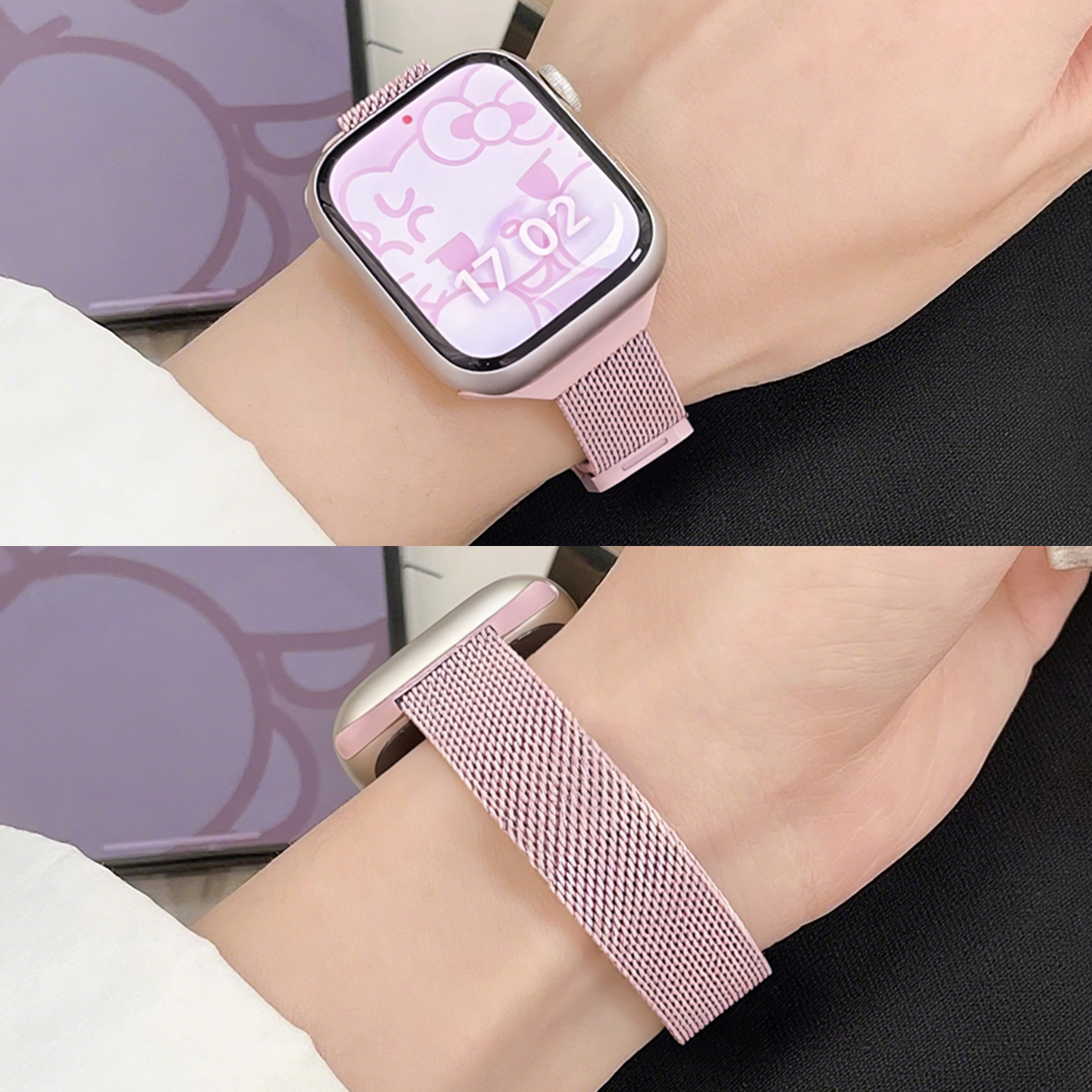 适用iwatch米兰尼斯夏季磁吸表带