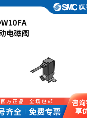 SMC官方正品电磁阀VDW10FA两位两通 DC24V