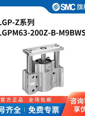 SMC MLGP-Z系列气缸 MLGPM63-200Z-B-M9BWSDPC 个