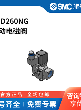 SMC官方正品VXD系列电磁阀VXD260NG两位两通DC24V