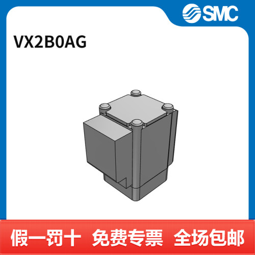 SMC 二通阀 VX2B0AG 两位两通 DC24V 个