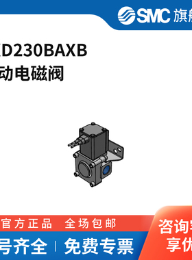 SMC官方正品VXD系列电磁阀VXD230BAXB两位两通DC24V