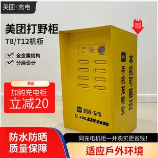 美团打野柜TS型号共享充电宝机柜商用户外防雨防水可移动金属外箱