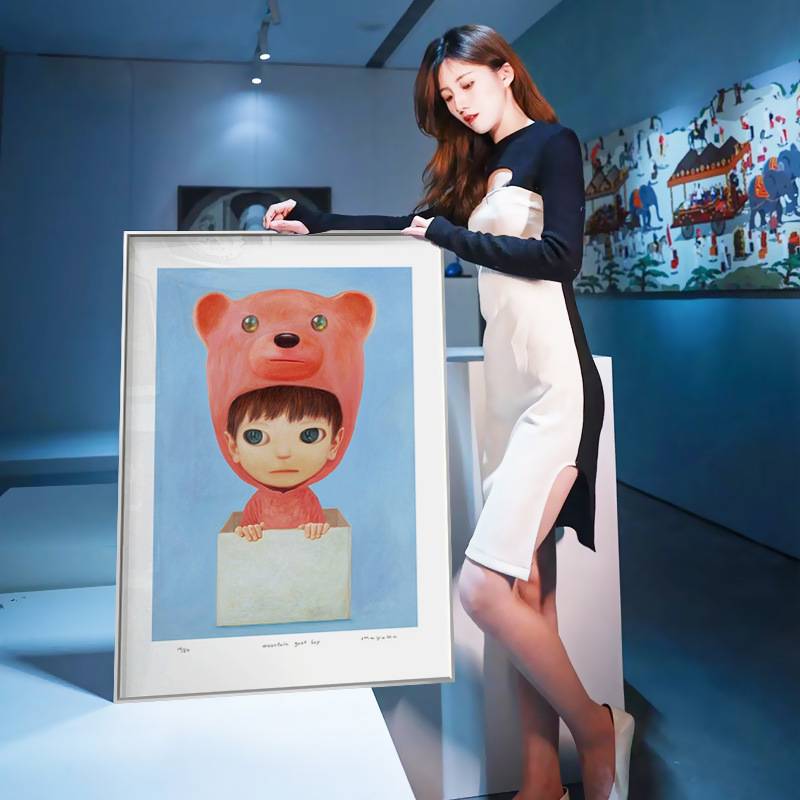 Mayuka Yamamoto 山本麻友香 潮款版画儿童房潮流装饰画日式挂画图片