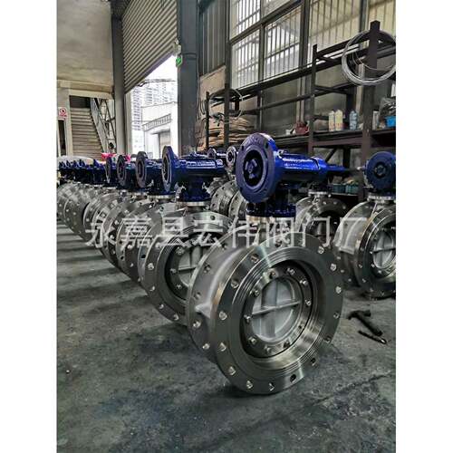 CF8M法兰蝶阀D4W-10R-DN250偏置板式法兰蝶阀16蝶阀