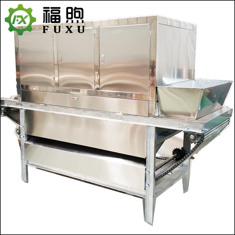 气脱皮无损伤大蒜剥皮机链条式剥蒜机福煦大蒜去皮机
