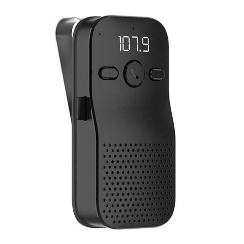 蓝牙车载MP3播放器3W大喇叭车载遮阳板免提高清通话中英文提示音