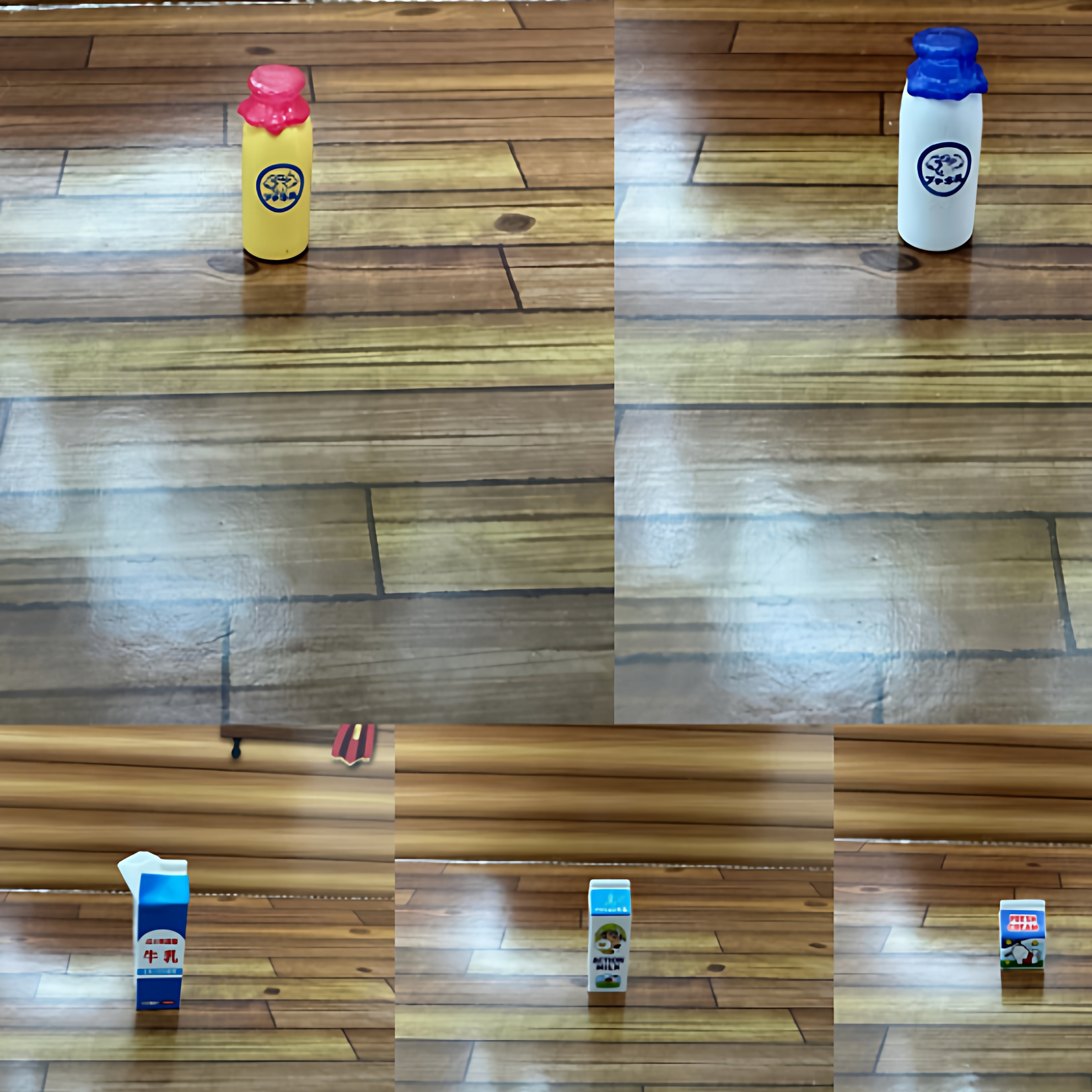 现货 Rement牛奶 微缩牛奶 厨房食玩写实微缩食玩场景散件闲置