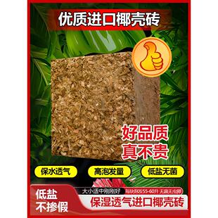 椰糠大块椰壳砖进口低盐透气无菌营养土养花通用型花土种植珍珠岩