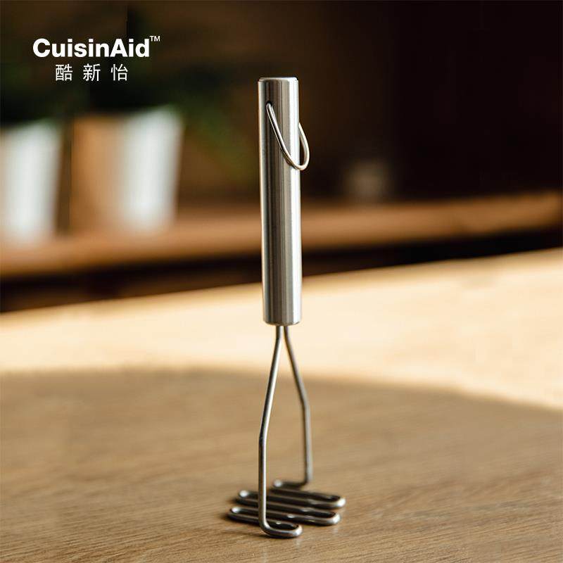 酷新怡 304不锈钢土豆压泥器厨房小工具压薯器水果婴儿辅食捣泥器
