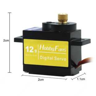 hobbyfans 12g金属舵机SCX24