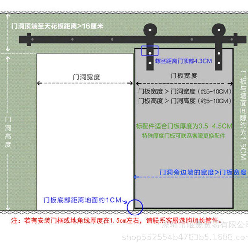 无轨道推拉门隐形幽灵门卫生间门木门室内门R巴士门厨房谷仓门