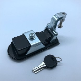 电柜门锁 平面锁 X机箱机柜门锁 按钮式 MS609高背黑色平面锁