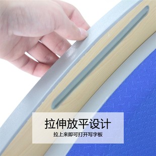 ST02ZN 会议培训椅r子折叠培训椅带写字板桌板学习桌椅一体折叠椅