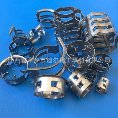 蒸氨塔吸收d塔精馏塔专用不锈钢鲍尔环 304/316L鲍尔环填料