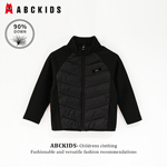 abckids童装女童羽绒服2025冬装新款儿童白鸭绒内胆男童校服神器