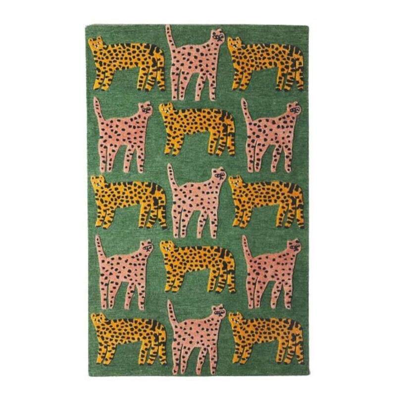 手工晴纶来图地毯定做加工卡通小猫咪儿童房卧室客厅窗边毯学校用