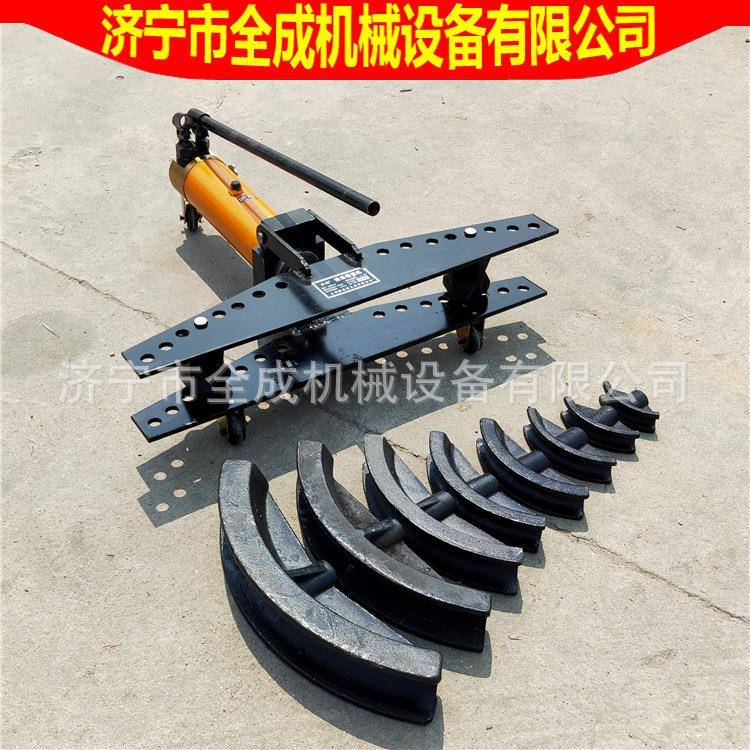 现货供应3寸手动弯管机价格89mm钢管弯角器全成厚壁钢管折弯机