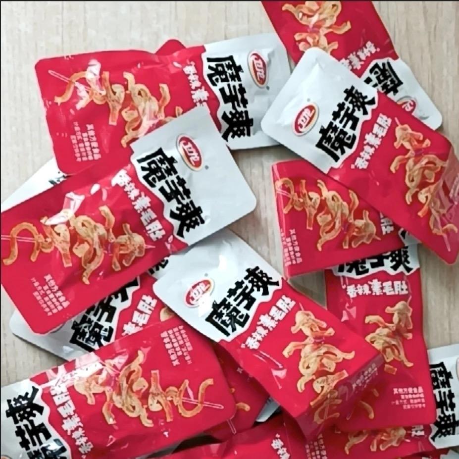 【特惠106包】魔芋爽素毛肚香辣解馋休闲零食酸辣混合零食2包
