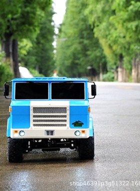CROSSRC遥控电动模型车 XC6-A 仿真军卡车6X6高T中栏版攀爬车 包