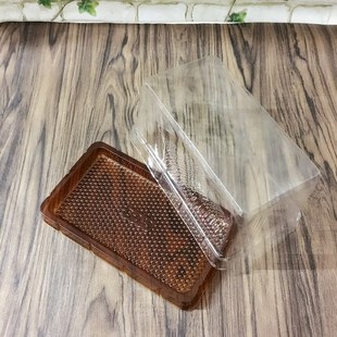 烘焙包装 B043吸塑蛋糕w盒瑞士卷虎皮芝士蛋糕盒西点盒1200套