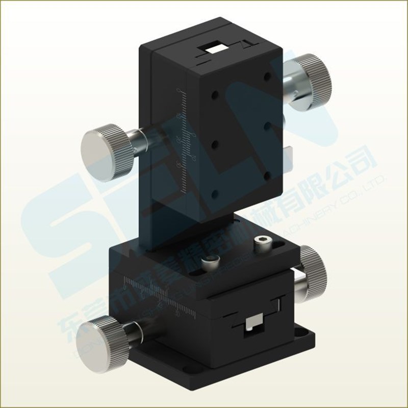 供应XZ轴LWE4060-W双手轮调节燕尾I手动平台齿轮齿条驱动位移滑台