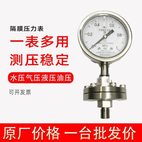 Y-10b0BF/Z/MF(316)/316全不锈钢隔膜压力表  Y-M耐震工业压力表