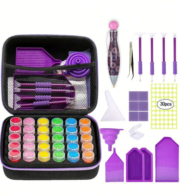 钻石画新款30圆瓶收纳包