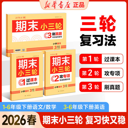 2026新版小学期末三轮语文
