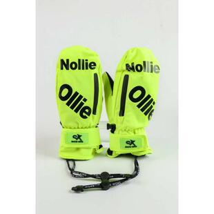 单板滑雪手套内置护腕触屏内胆保暖防水焖子可放雪卡带防丢腕带