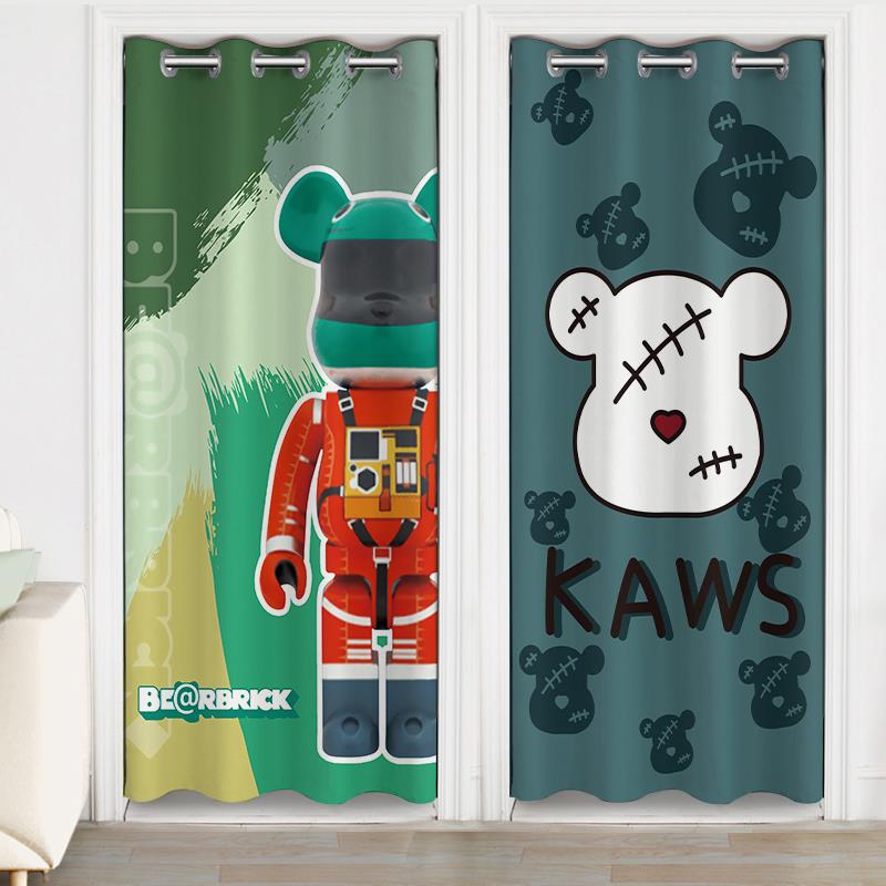 门帘隔断遮挡帘子卧室房间家用门口过道客厅免打孔高级感颜值网红