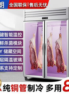 挂肉柜超大容量单门双门三门立式鲜肉柜冷藏冷冻牛羊肉排酸展示柜