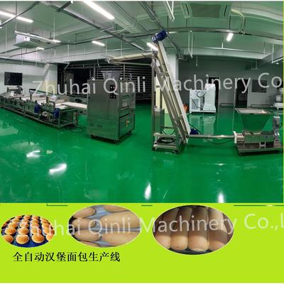 勤力全自动热狗汉堡成型线整形生产