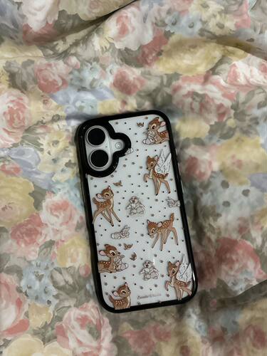 星星小鹿适用iPhone15防摔16promax苹果手机壳13/14/12亚克力11黑