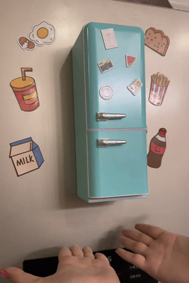 过家家小微缩冰箱玩具球迷你冰箱玩具盲盒套装新款2025