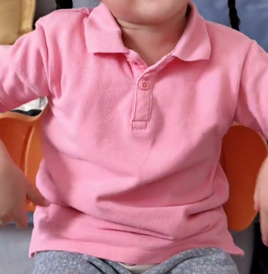 儿童全棉长袖polo衫男女童翻领T韩版春秋中大童学生班服服校