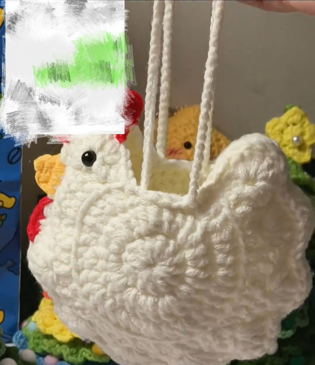 蛋兜diy材料包钩针天津鸡蛋包公鸡手工毛线钩织零钱包挂件小公鸡,服饰配件/皮带/帽子/围巾,DIY编织材料包,淘宝优惠券,粉丝福利购,淘宝优惠卷