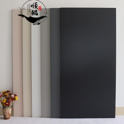 素色微水泥侘寂风 质感仿古砖600x1200奶黄色客厅卫生间厨房瓷砖